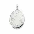 Sterling Silver Oval Locket